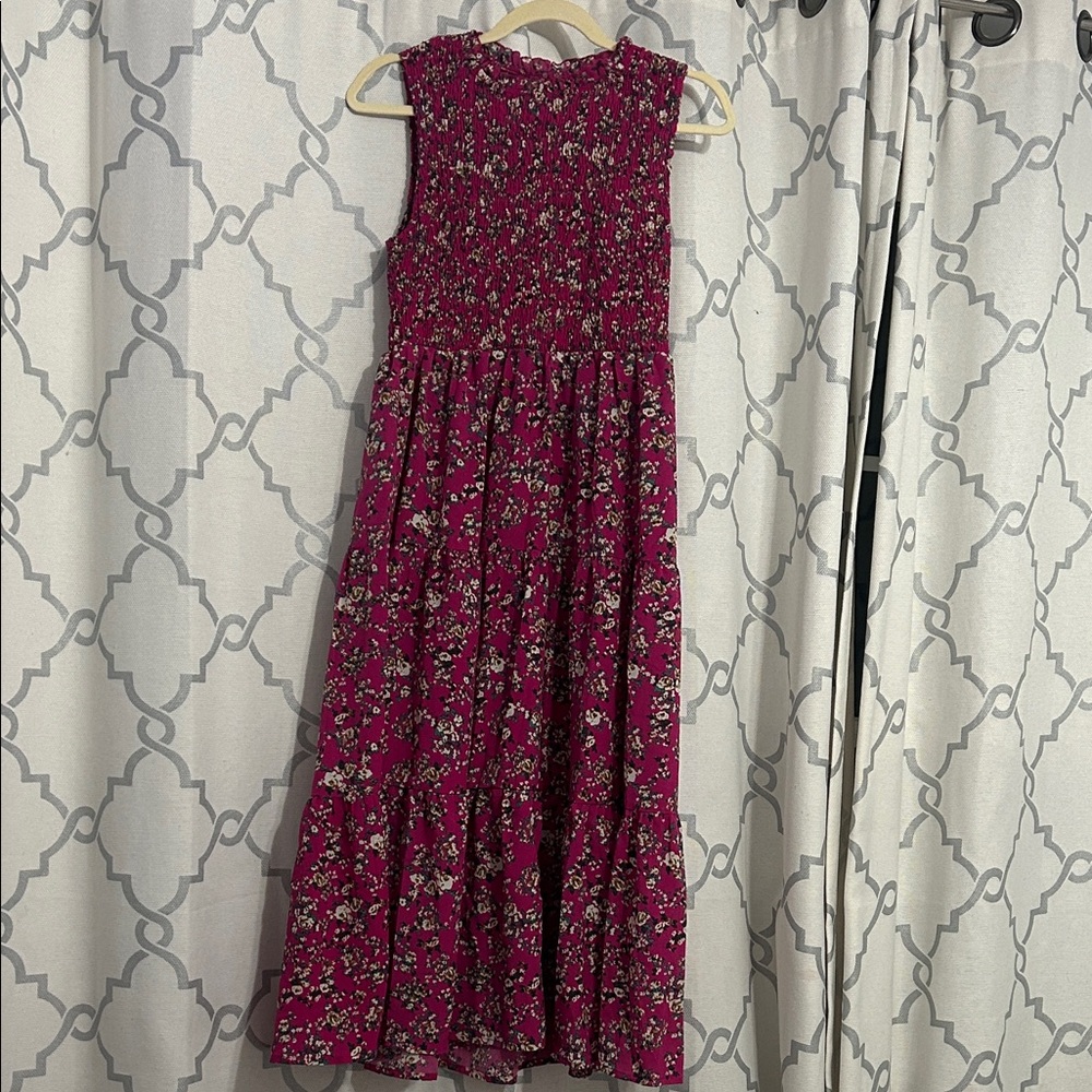 Floral Pink Woman’s Dress